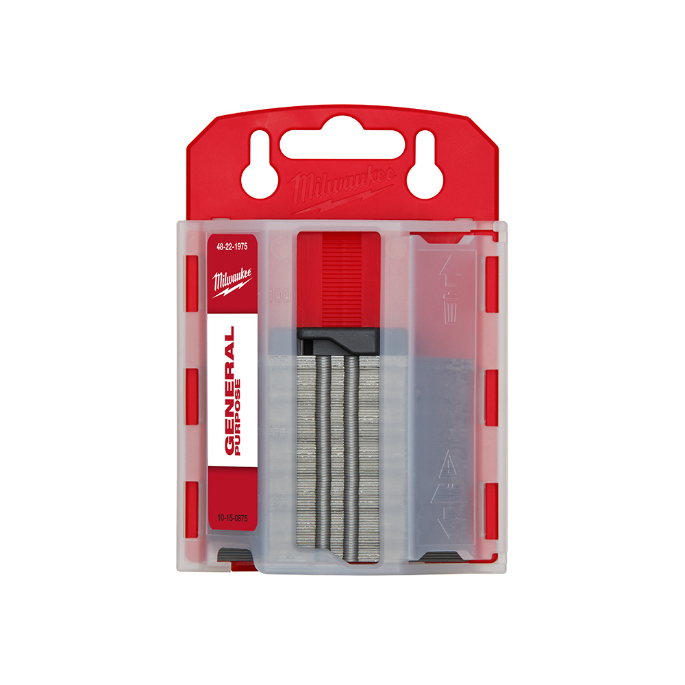 Milwaukee General Purpose Utility Blades with Dispenser (75 Pack) from GME Supply