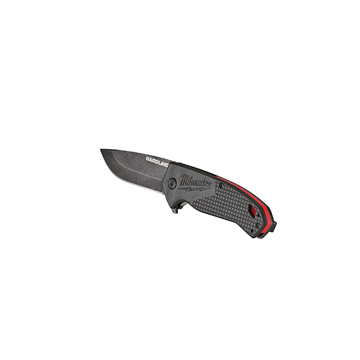 Milwaukee HARDLINE 3 Inch Smooth Blade Pocket Knife from GME Supply