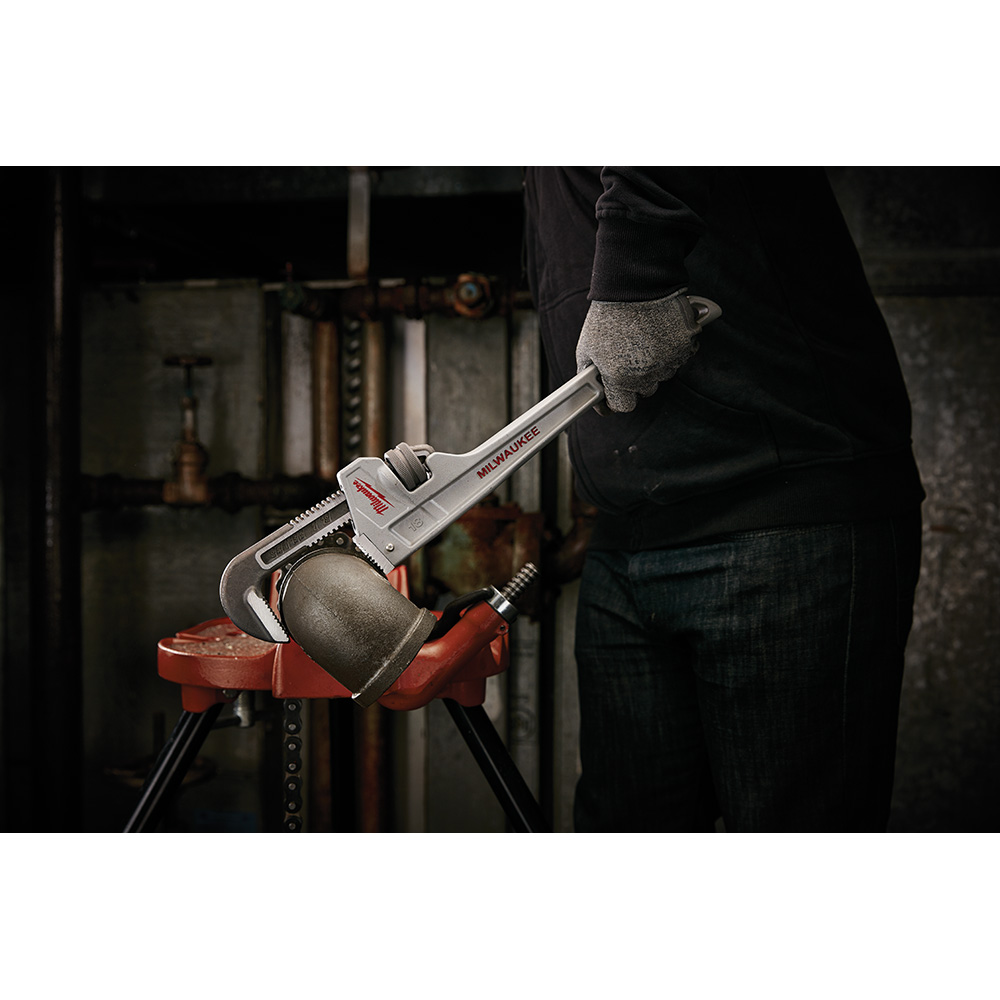 Milwaukee Aluminum Pipe Wrench from GME Supply