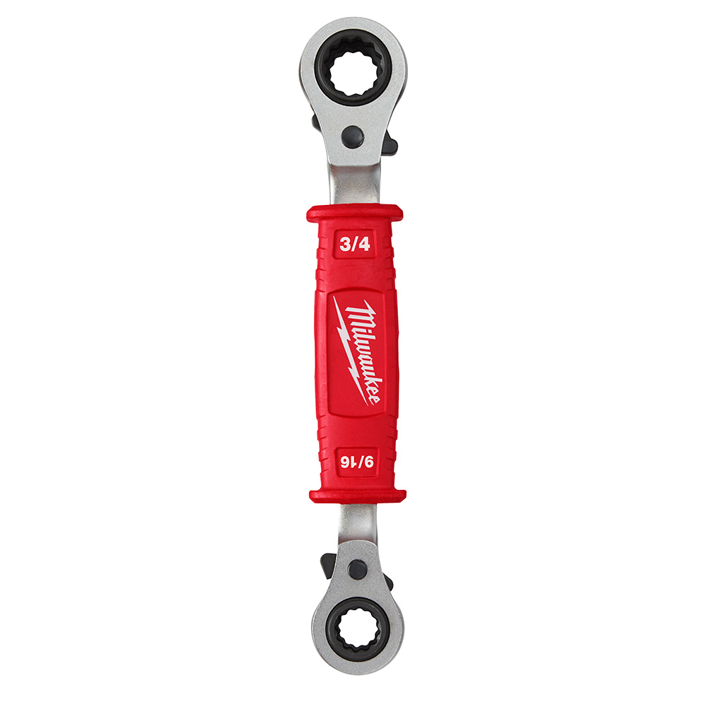 Milwaukee Lineman's 4-in-1 Insulated Ratcheting Box Wrench - GME