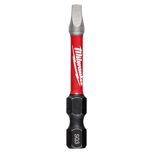 Milwaukee SHOCKWAVE 2 inch Power Bit Square Recess #3 from Columbia Safety