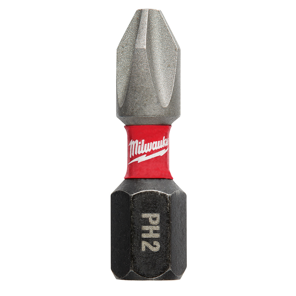 Milwaukee SHOCKWAVE Insert Bit Phillips #2 Contractor Pack (25 Pack) from GME Supply