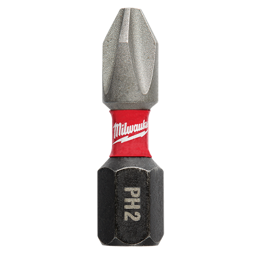 Milwaukee SHOCKWAVE Insert Bit Phillips #2 (25 Pack) from Columbia Safety