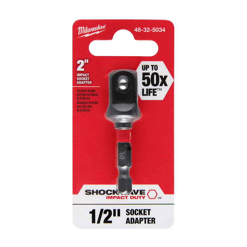 Milwaukee SHOCKWAVE Impact Socket Adapters from GME Supply