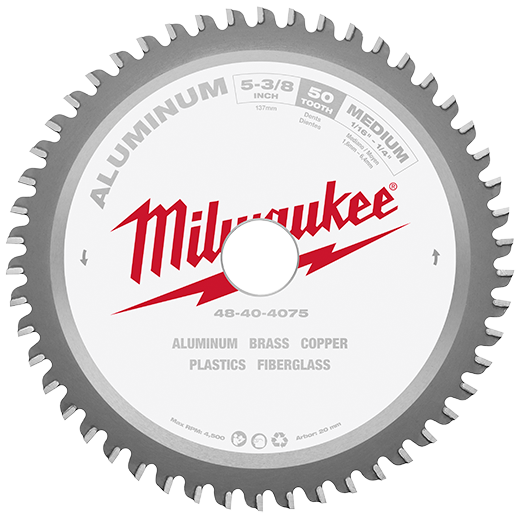 Milwaukee 5-3/8 inch 50 tooth Circular Saw Metal Cutting Blade from GME Supply