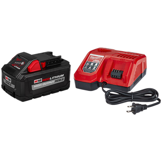 Milwaukee M18 REDLITHIUM HIGH OUTPUT XC8.0 Starter Kit from GME Supply