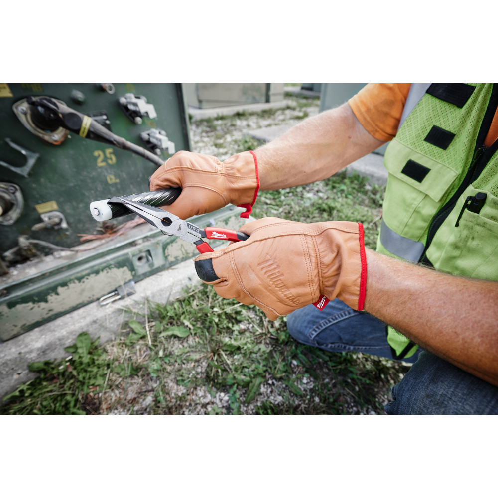 Milwaukee 8-Inch Long Nose Comfort Grip Pliers from Columbia Safety