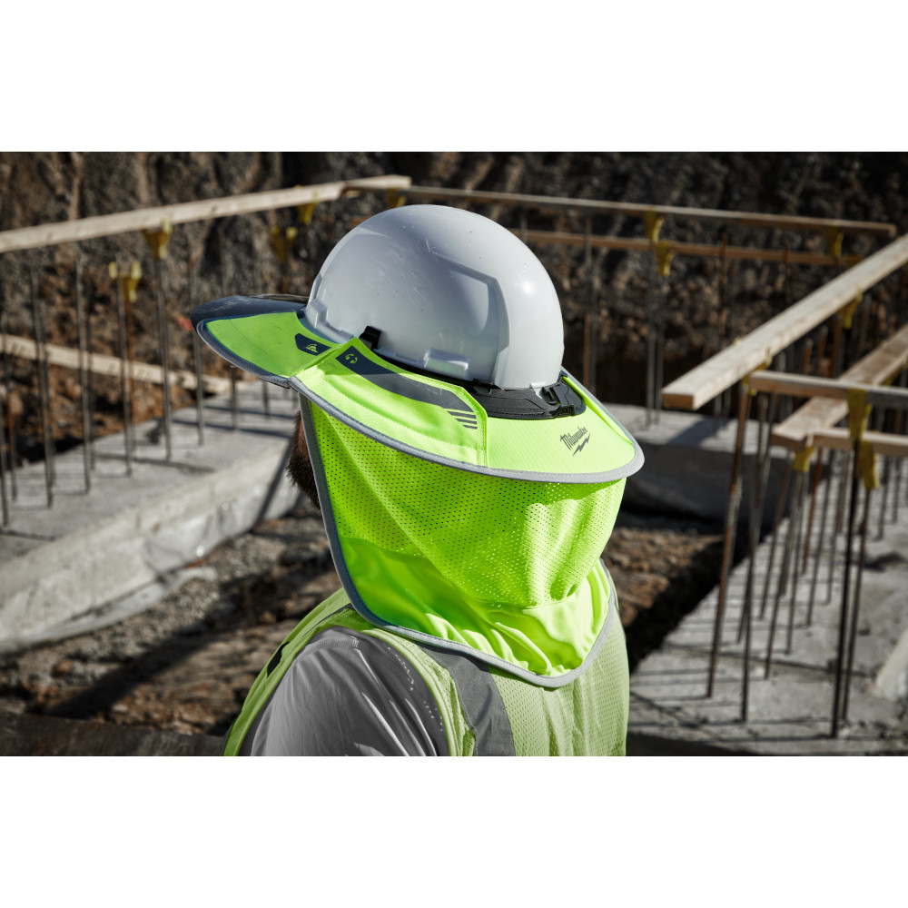 Milwaukee BOLT Sun Visor with Sunshade from Columbia Safety