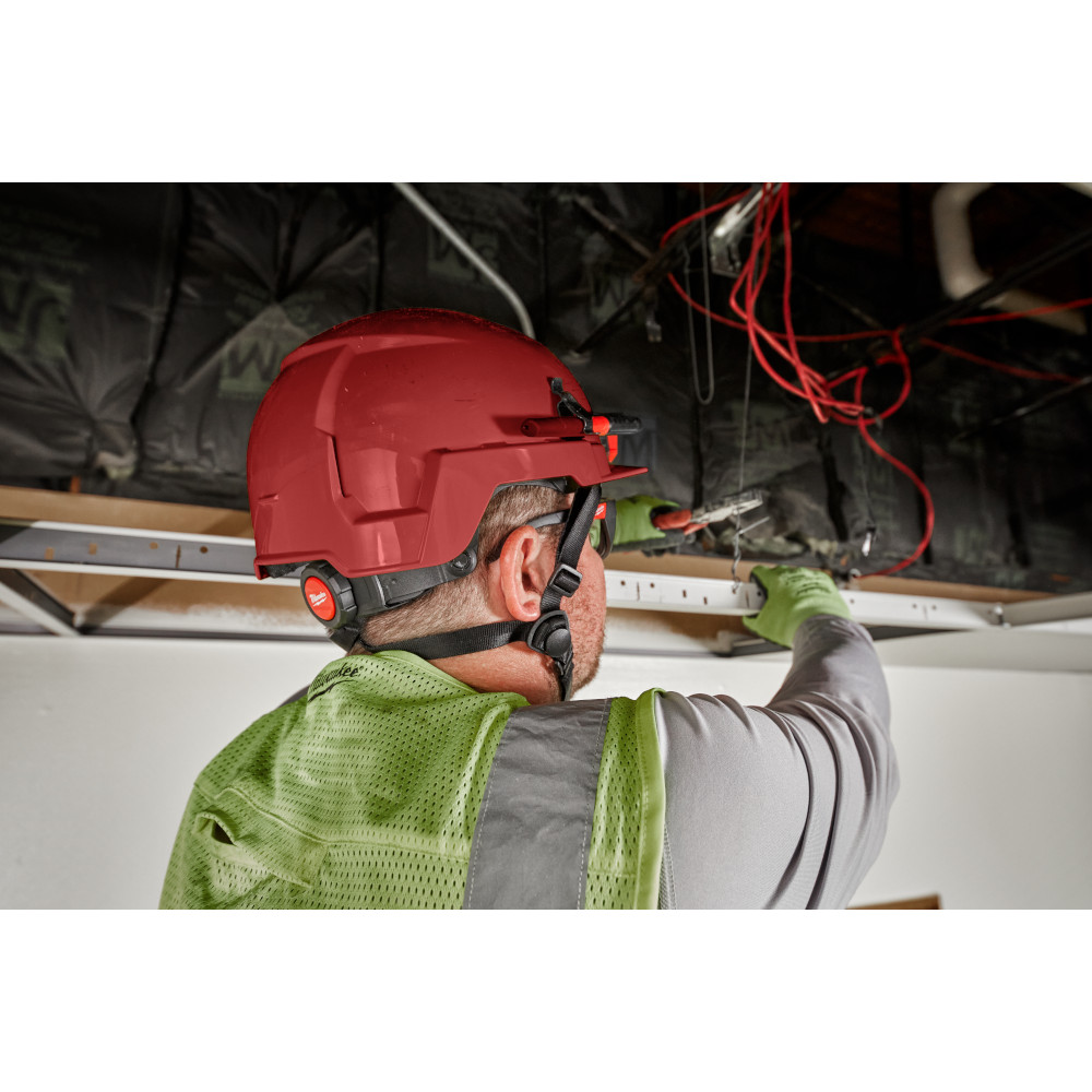 Milwaukee Type 2 Front Brim Safety Helmet with BOLT Accessory