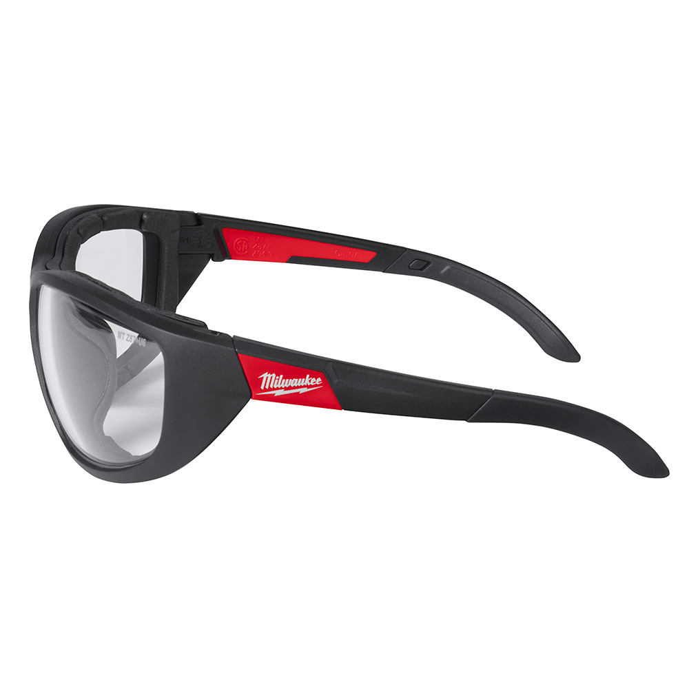 Milwaukee Performance Safety Glasses with Gasket from GME Supply