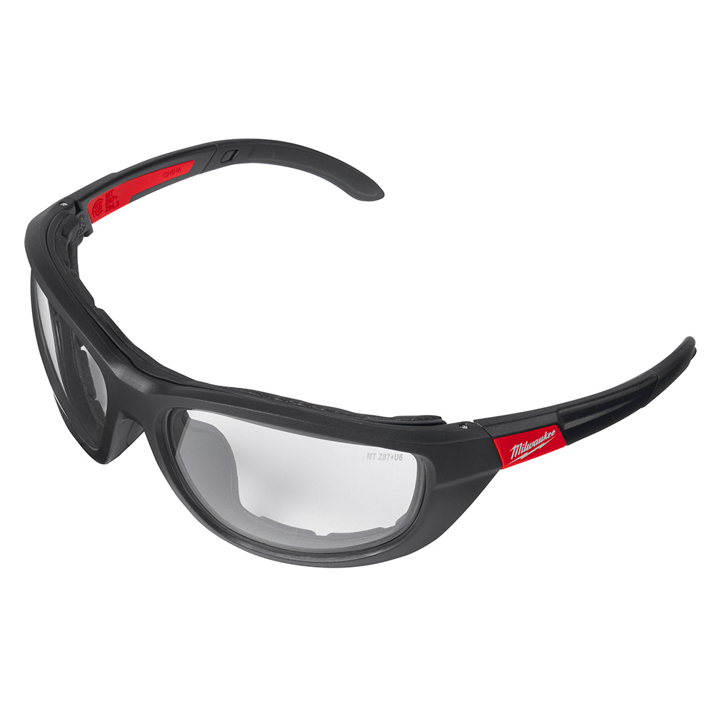 Milwaukee Performance Safety Glasses with Gasket from GME Supply