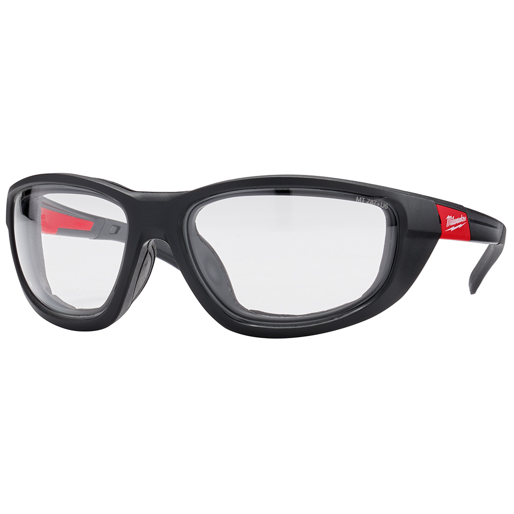 Milwaukee Performance Safety Glasses with Gasket from GME Supply