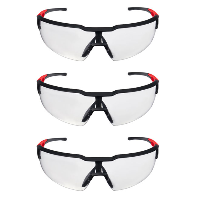 Milwaukee Safety Glasses (3 Pack) from GME Supply