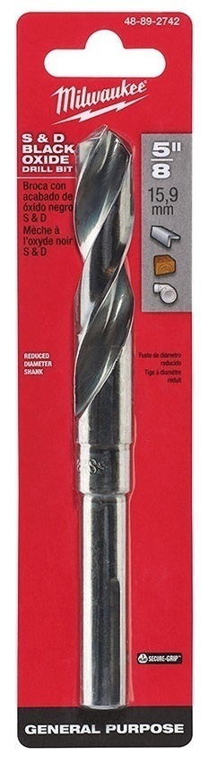 Milwaukee S&D Black Oxide Drill Bit from GME Supply