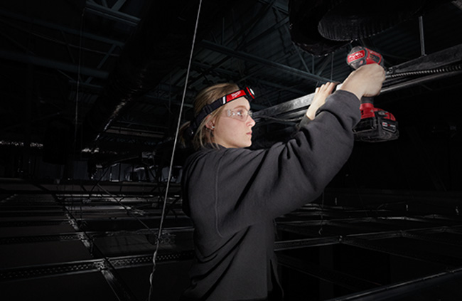 Milwaukee USB Rechargeable Low-Profile Headlamp from GME Supply