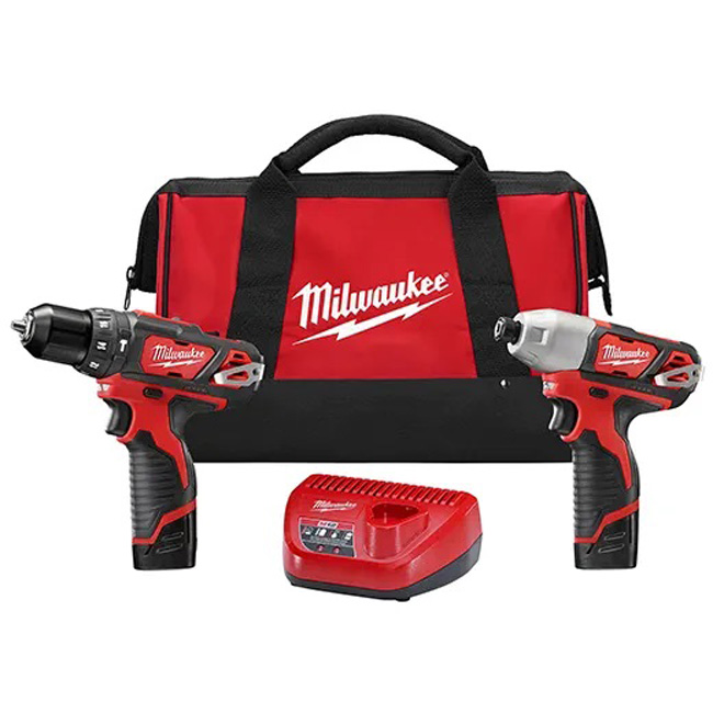 Milwaukee M12 Cordless 2-Tool Combo Kit from GME Supply