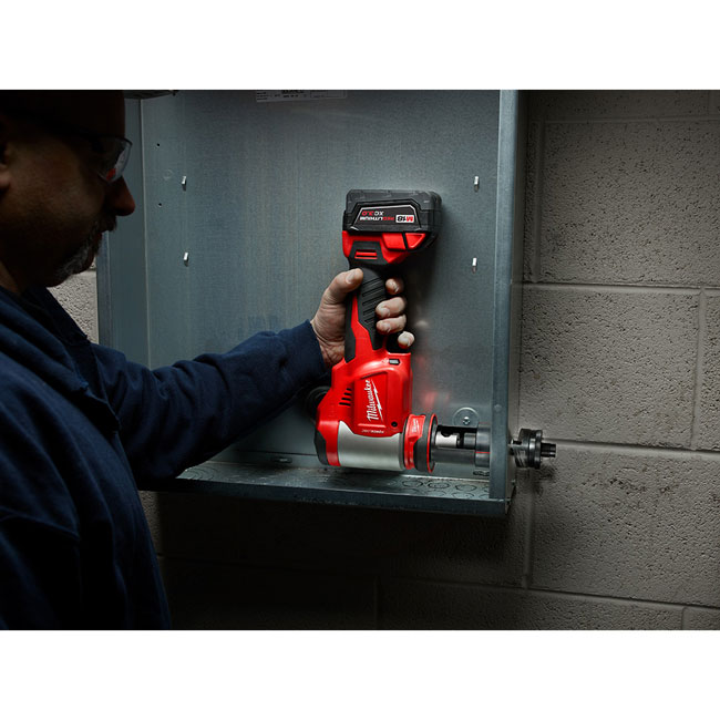Milwaukee M18 FORCE LOGIC 10 Ton Knockout Tool Kit from GME Supply