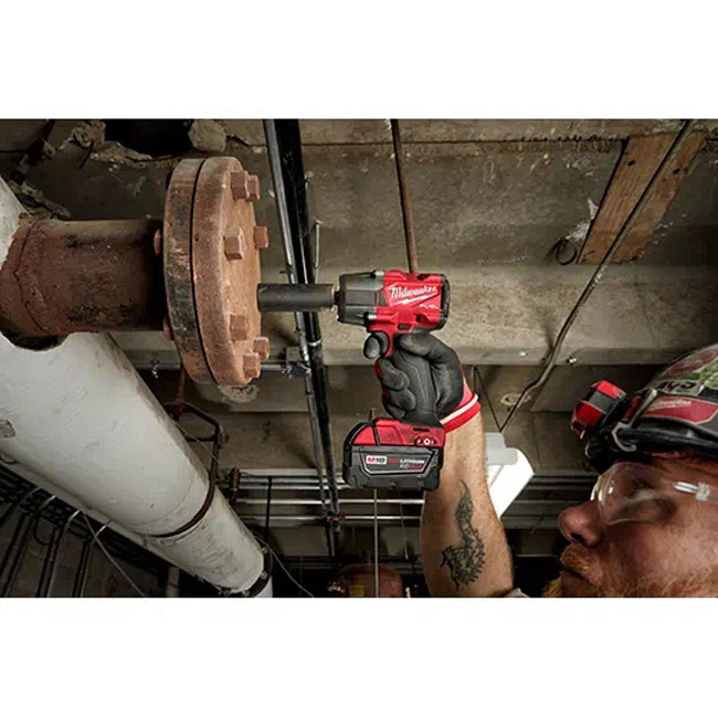Milwaukee M18 FUEL 1/2 Mid-Torque Impact Wrench with Pin Detent Kit from GME Supply