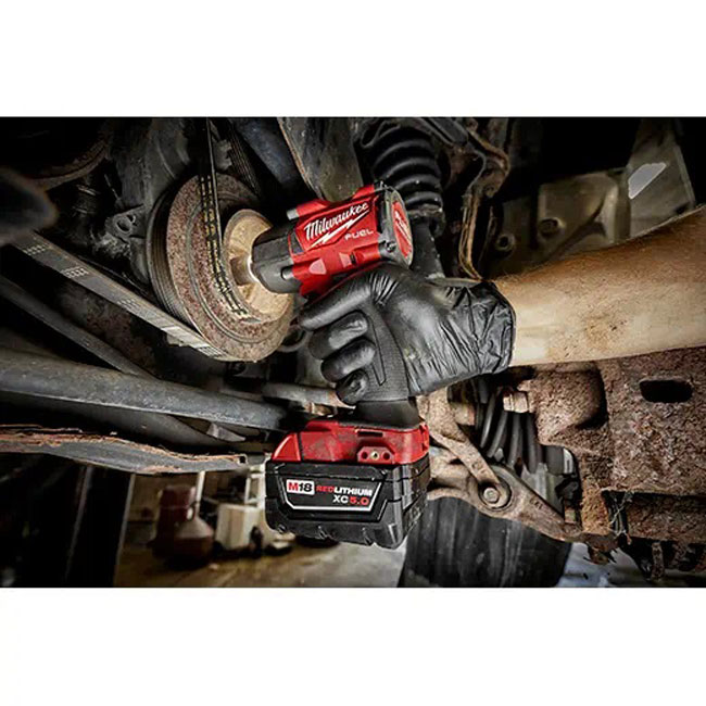 Milwaukee M18 FUEL 1/2 Mid-Torque Impact Wrench with Pin Detent Kit from GME Supply