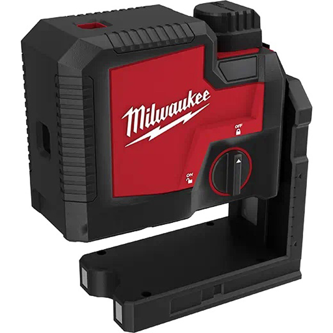 Milwaukee USB Rechargeable Green 3-Point Laser from GME Supply