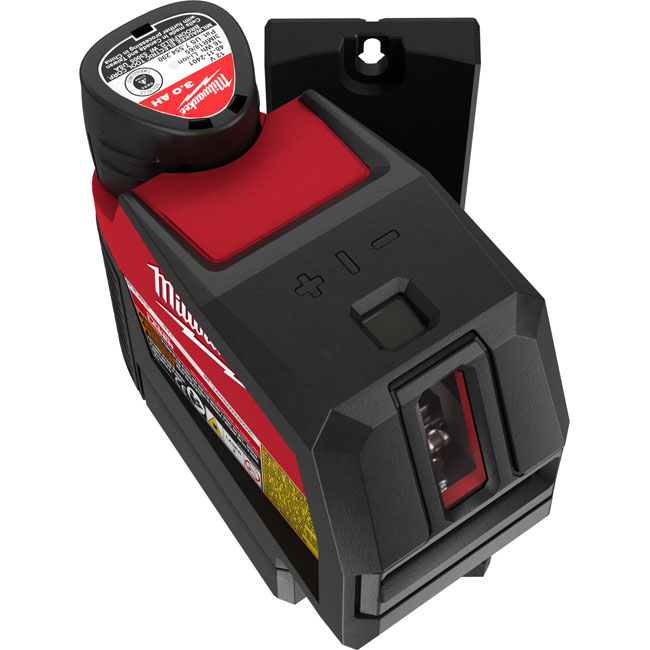 Milwaukee M12 Green Cross Line and Plumb Points Laser with Optional Kit from GME Supply