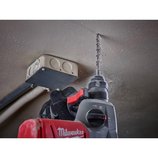 Milwaukee SDS Plus M2 2-Cutter 5/32 Inch x 4 Inch x 6 Inch Drill Bit (25 Pack) from GME Supply