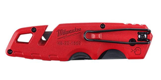 Milwaukee FASTBACK Folding Utility Knife with Blade Storage from GME Supply