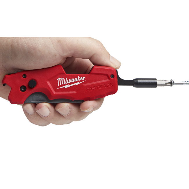Milwaukee FASTBACK 6-in-1 Folding Utility Knife from Columbia Safety