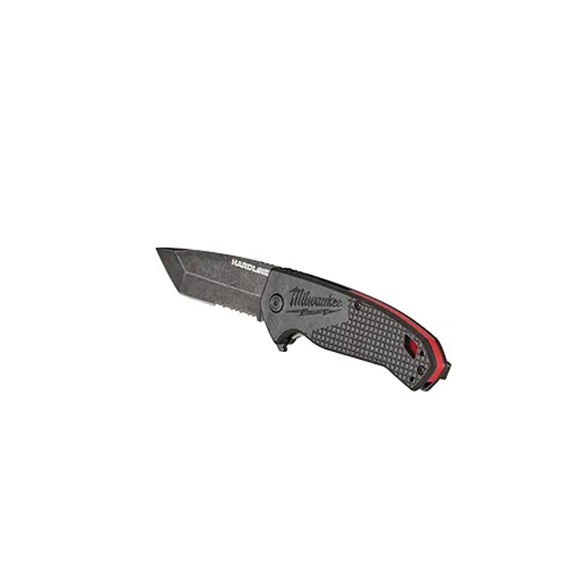 Milwaukee 3 Inch HARDLINE Serrated Blade Pocket Knife from GME Supply