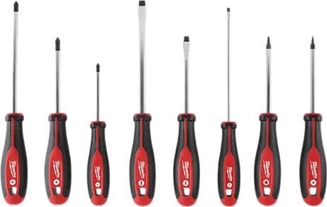 Milwaukee 8 Piece Screwdriver Kit with Square Opening from GME Supply