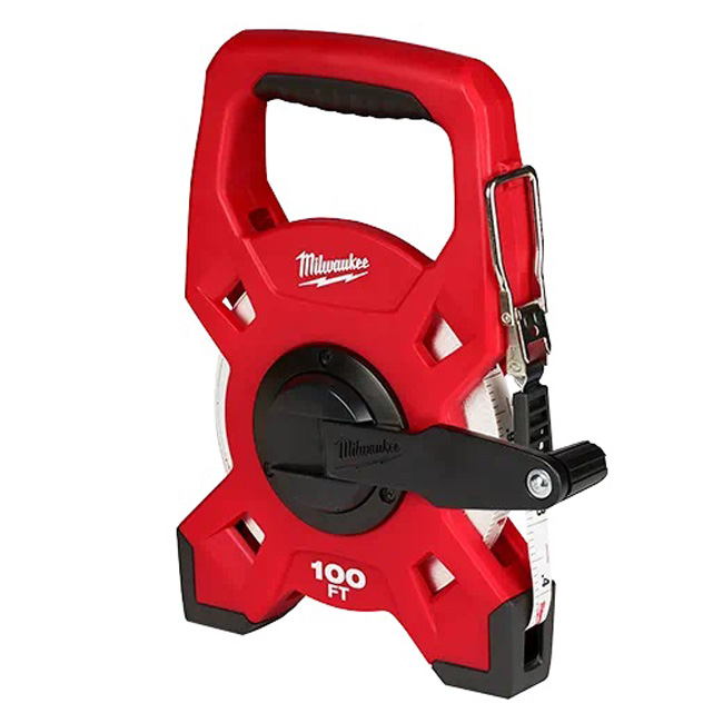 Milwaukee 100 Foot Steel Open Reel Long Tape from GME Supply