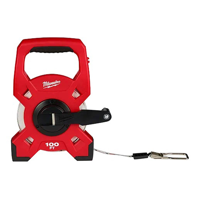 Milwaukee 100 Foot Steel Open Reel Long Tape from GME Supply
