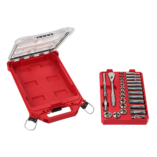 Milwaukee Ratchet and Socket Set with PACKOUT from GME Supply