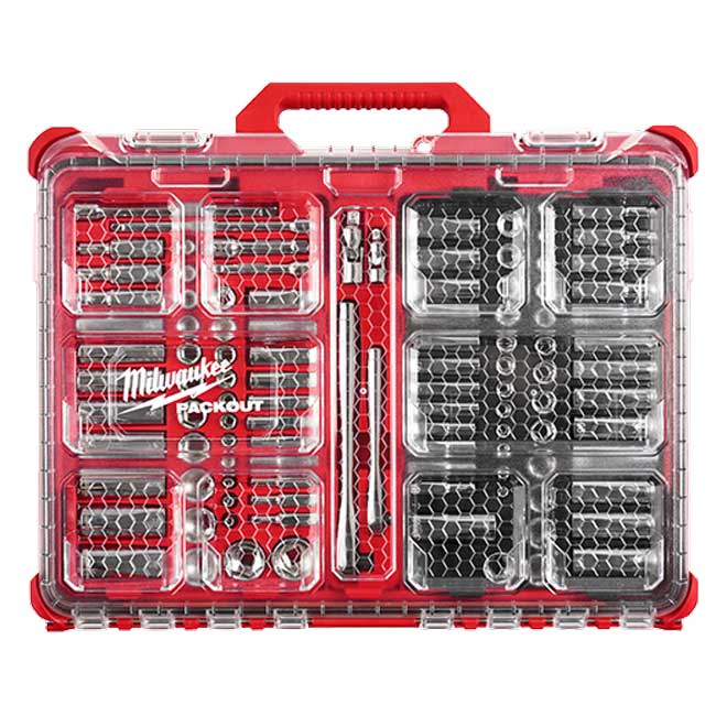 Milwaukee Ratchet and Socket Set with PACKOUT from GME Supply