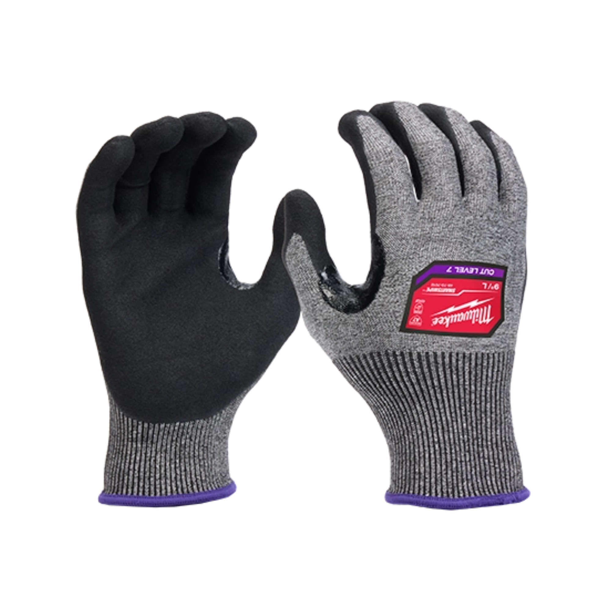 Milwaukee High-Dexterity Cut Level A7 Nitrile Dipped Gloves from GME Supply