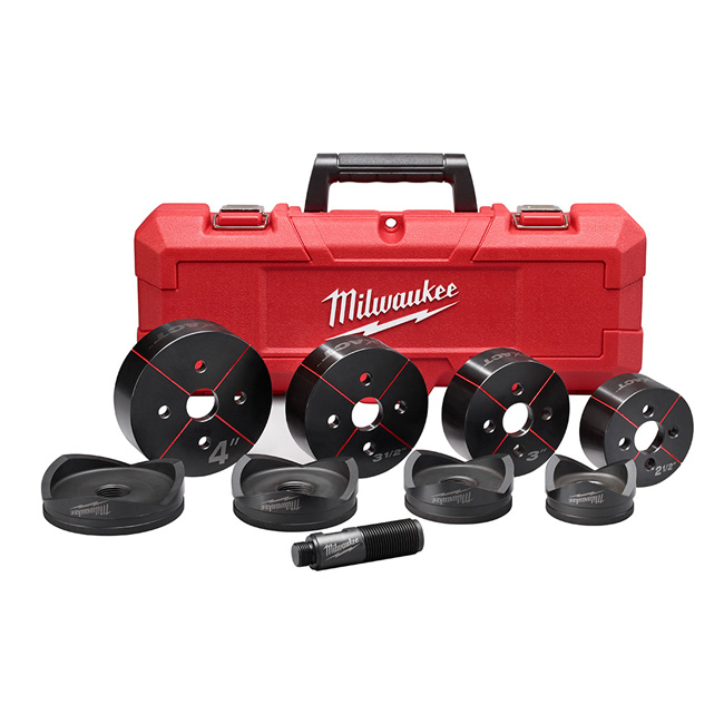 Milwaukee EXACT 2-1/2 to 4 Inch Knockout Set from GME Supply