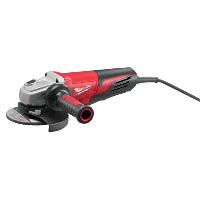 Milwaukee 13 Amp 6 Inch Small Angle Grinder Paddle with Lock-On from GME Supply