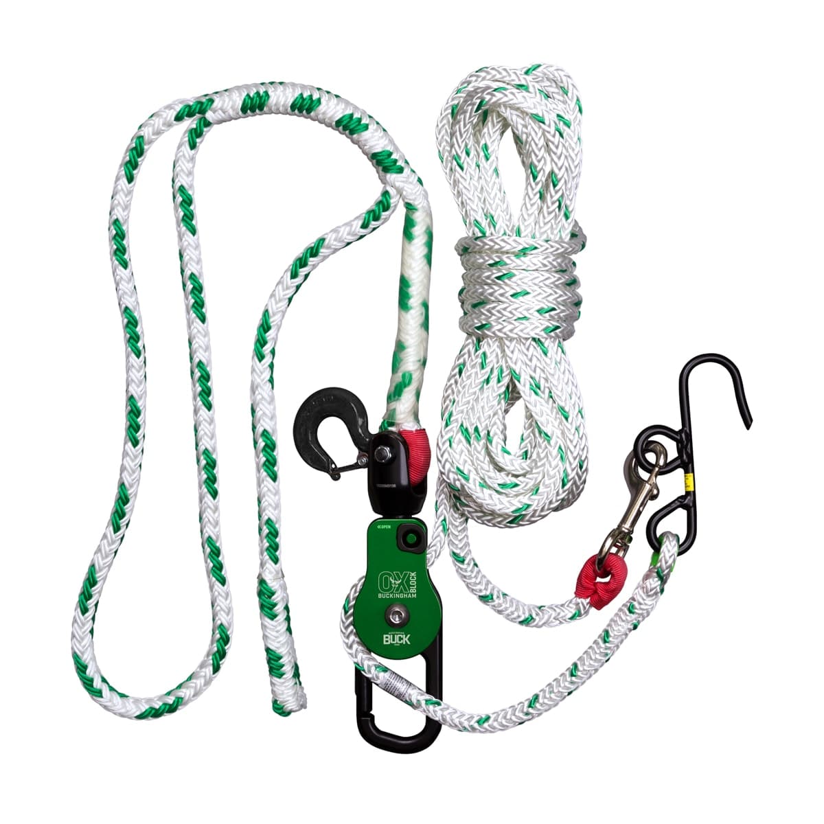 Ox Block Clevis Top- 100' Handline Assembly from GME Supply