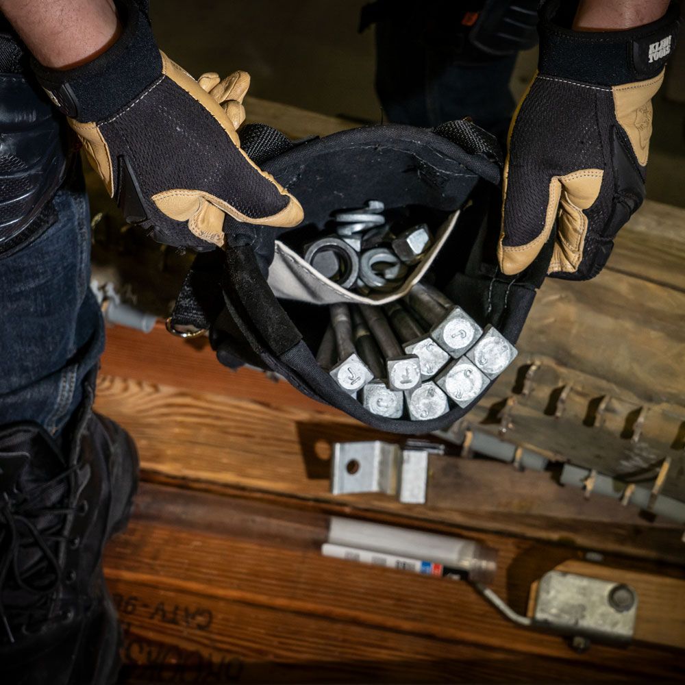 Klein Tools 51A Black Nut and Bolt Bag from Columbia Safety