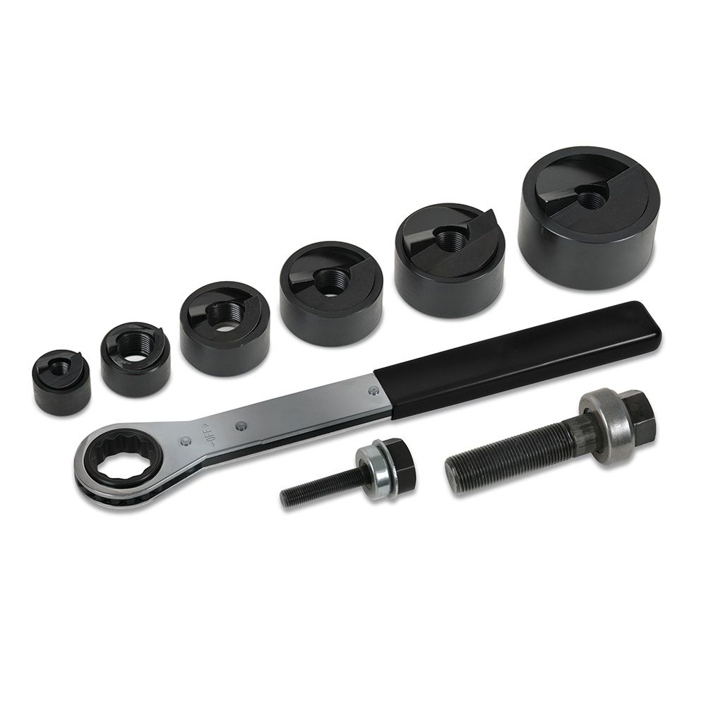 Klein Tools 53732SEN Knockout Punch Set with Wrench from Columbia Safety