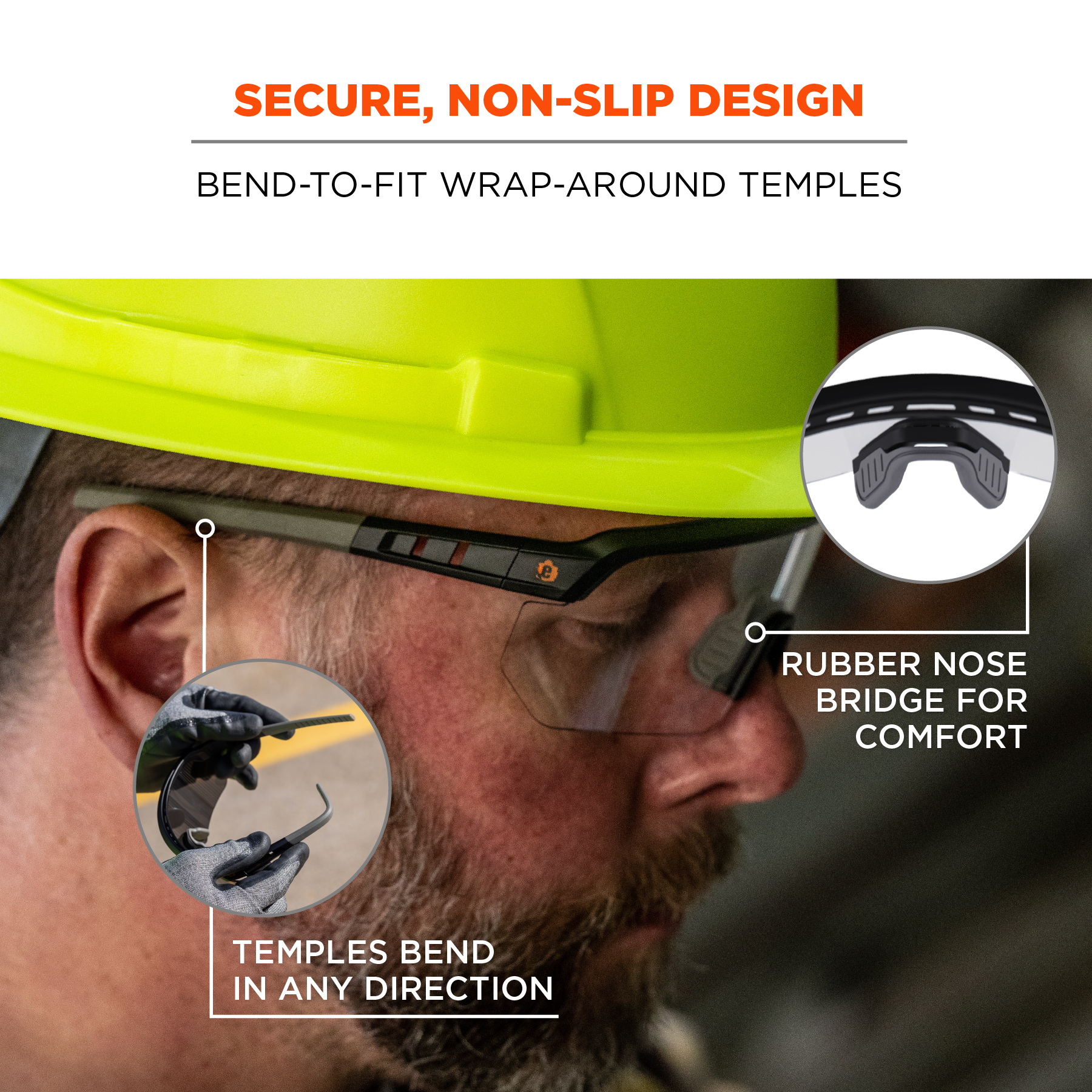 Ergodyne Skullerz AEGIR Anti-Scratch and Enhanced Anti-Fog Safety Glasses Sunglasses from GME Supply