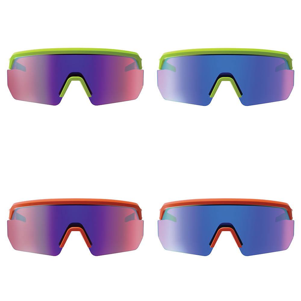 Ergodyne Skullerz AEGIR Anti-Scratch and Enhanced Anti-Fog Safety Glasses Sunglasses with Mirror Lenses from Columbia Safety