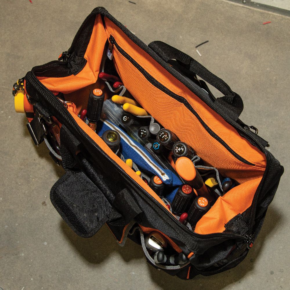 Klein Tools Tradesman Pro Wide-Open Tool Bag from GME Supply