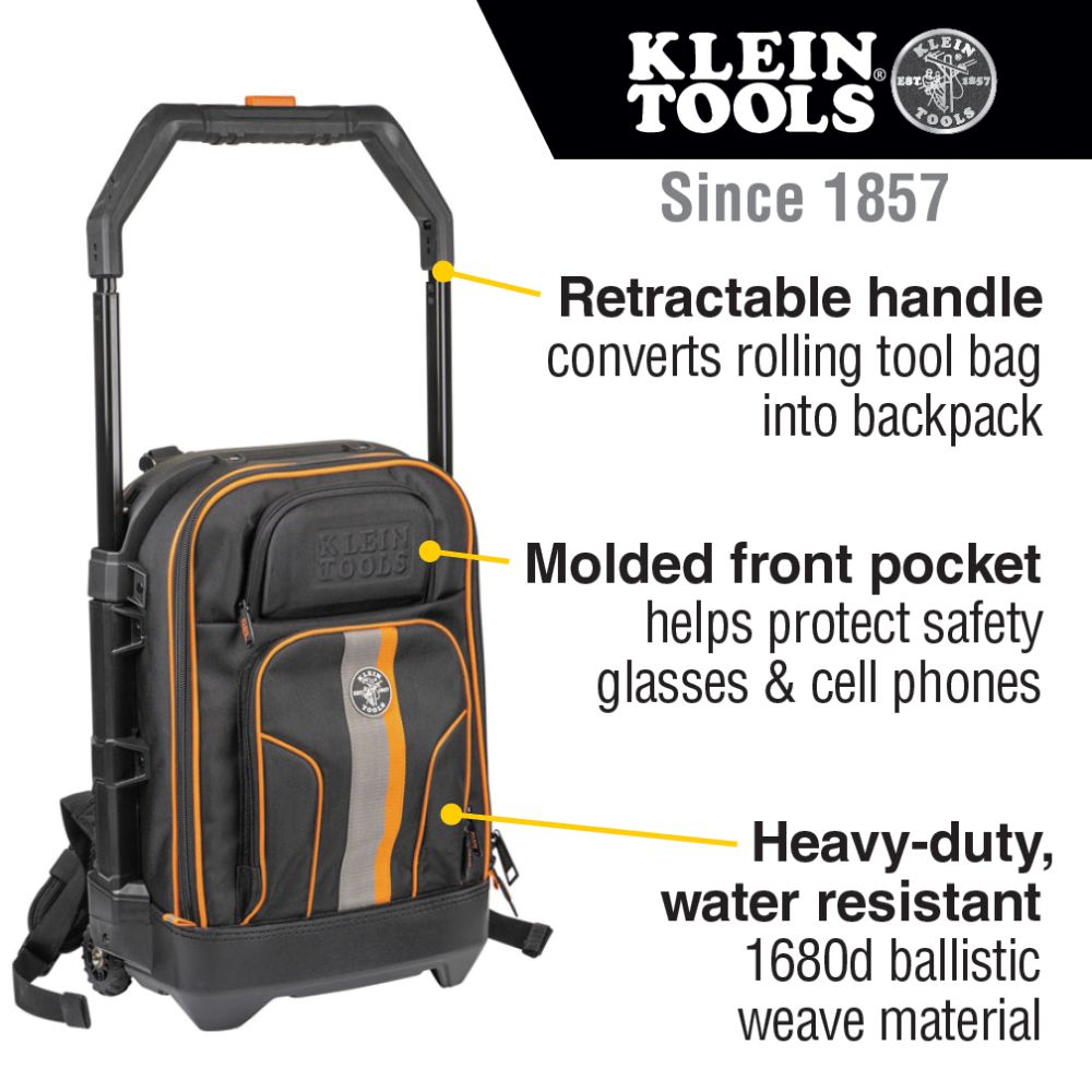 Klein Tools Rolling Tool Backpack from GME Supply