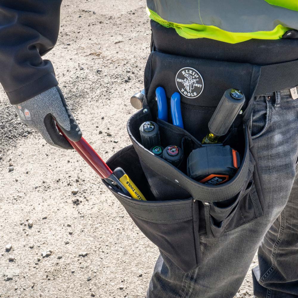Klein Tools Electrician Padded Tool Belt & Pouch Combo from GME Supply