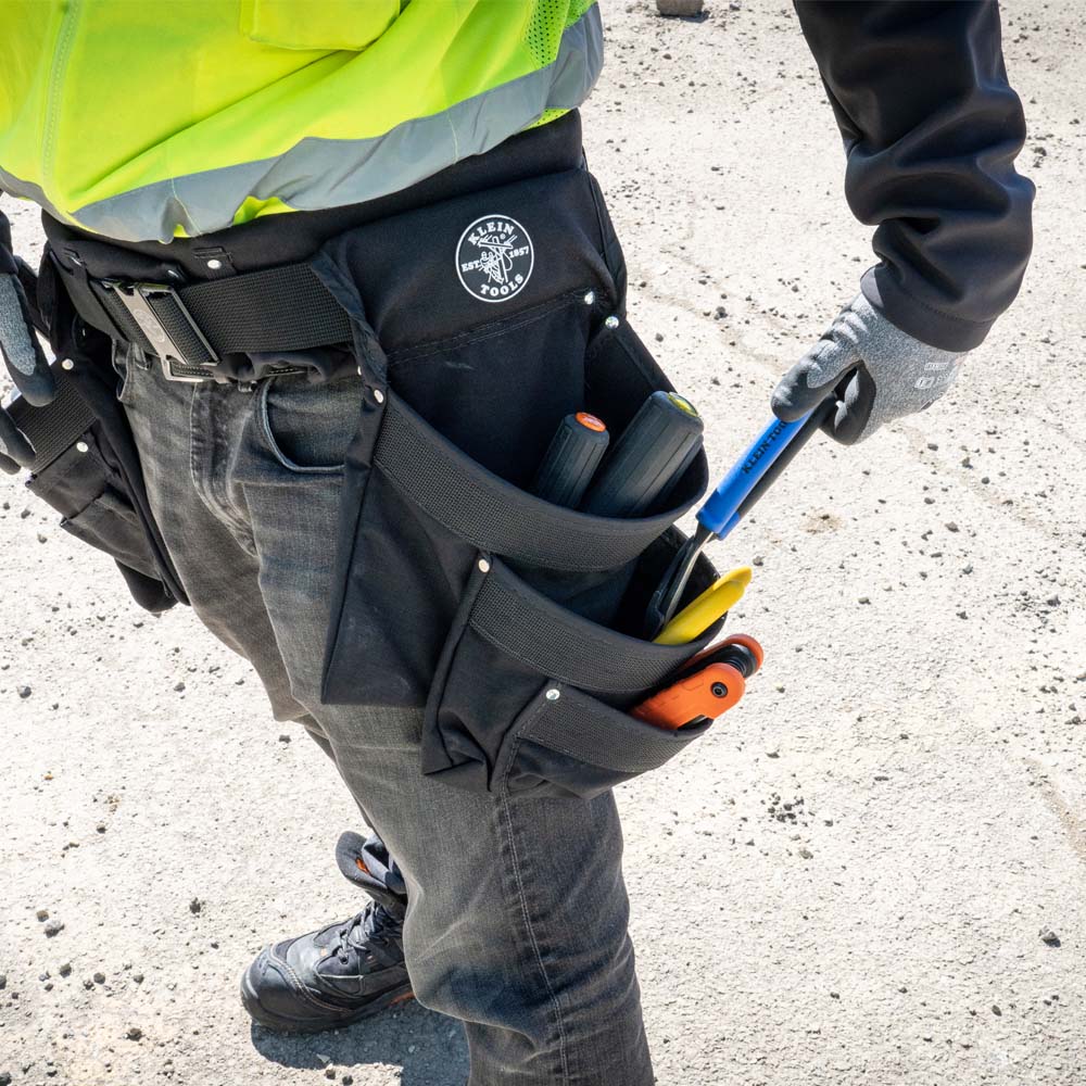 Klein Tools Electrician Padded Tool Belt & Pouch Combo from GME Supply