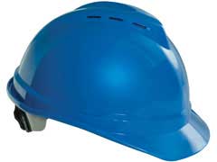 MSA Blue Advance Vented Hard Helmet from GME Supply