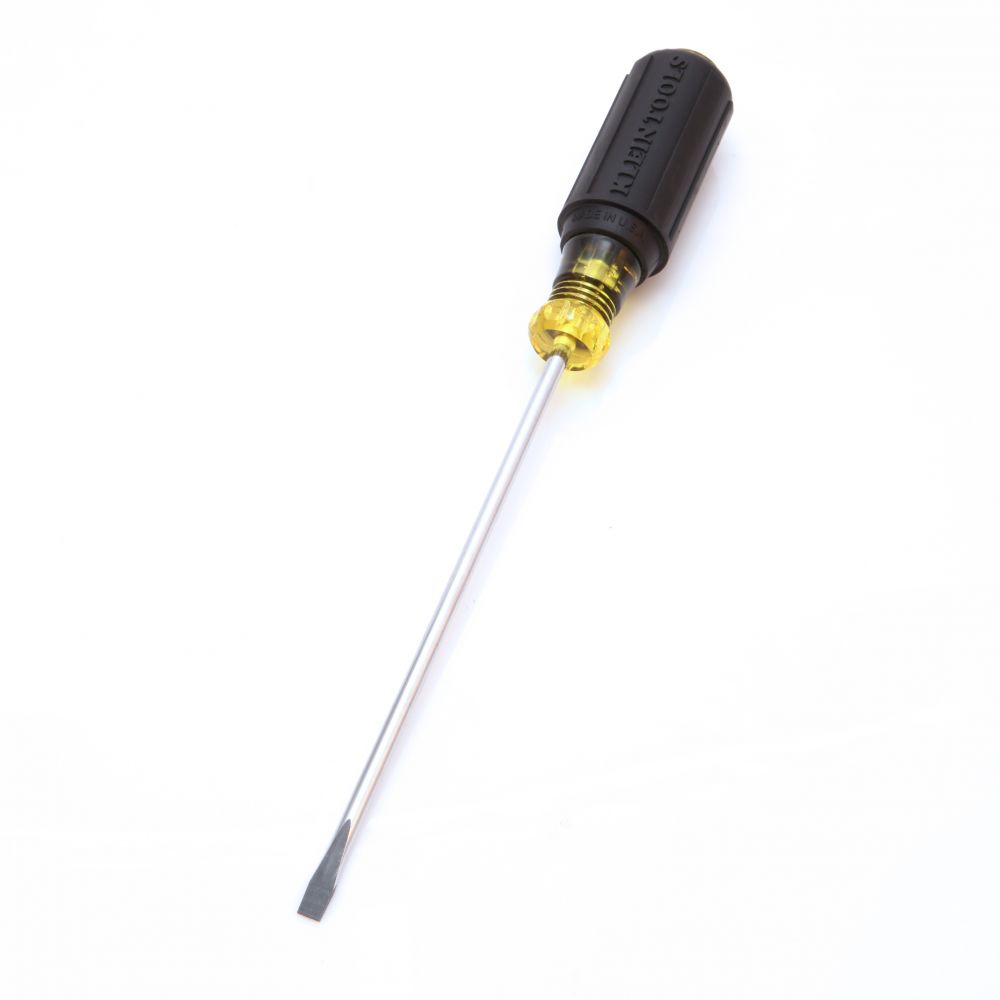 Klein Tools 3/16 Inch Cabinet Tip 6 Inch Shank Screwdriver from GME Supply