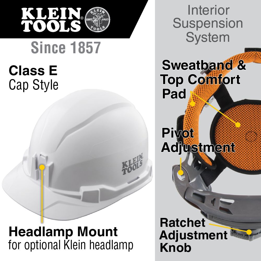 Klein Tools Cap Style Hard Hat from GME Supply