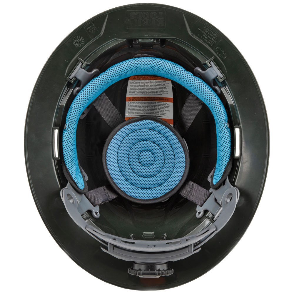 Klein Tools KARBN Non-Vented Class E Full Brim Hard Hat from GME Supply